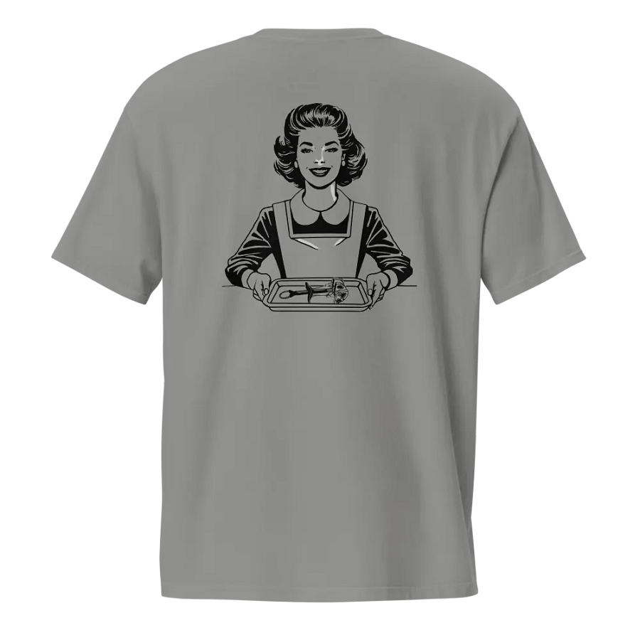 Trad Wife (front and back) - Pocket Tee [Unisex Sizing] product image (1)