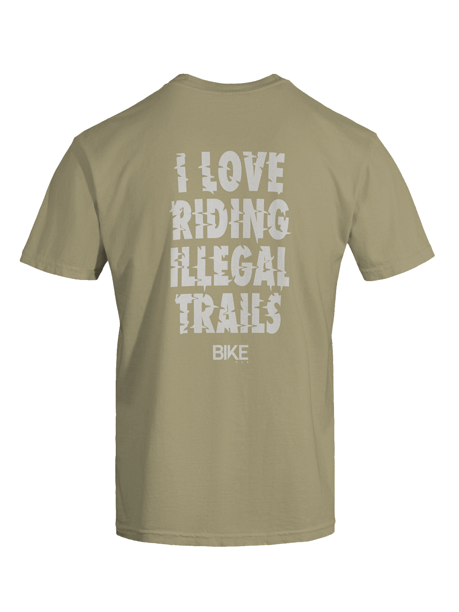 I Love Riding Illegal Trails Shirt (White Logo) product image (9)