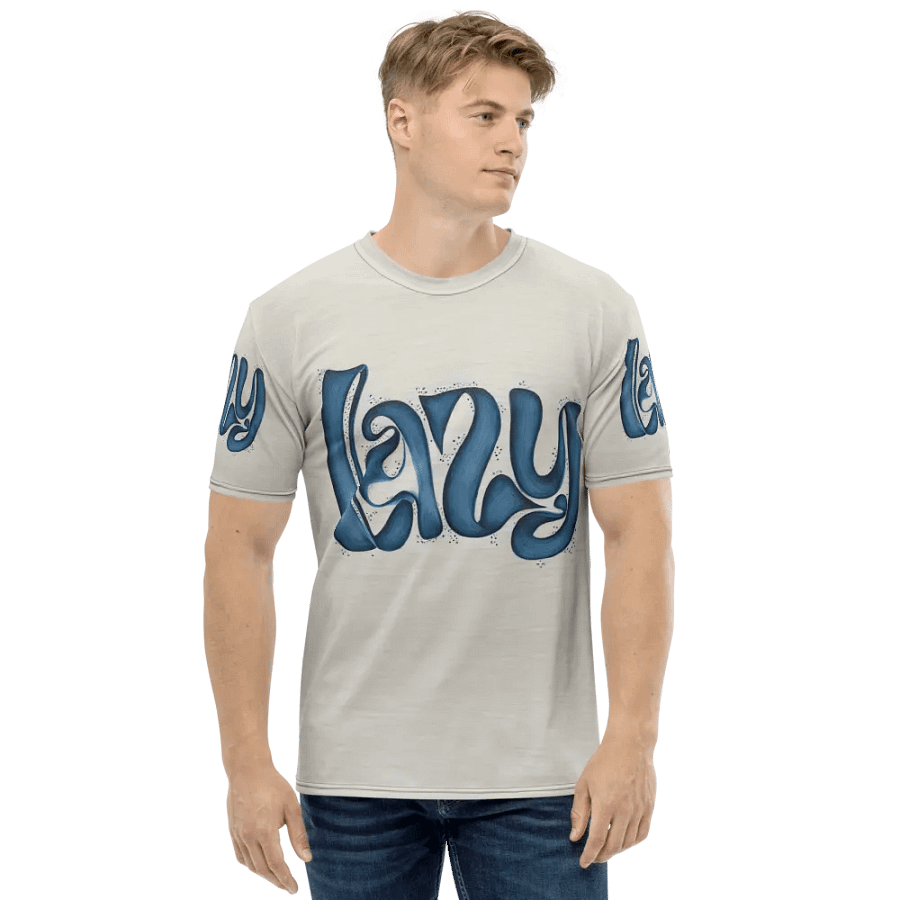 Lazy t shirt product image (1)