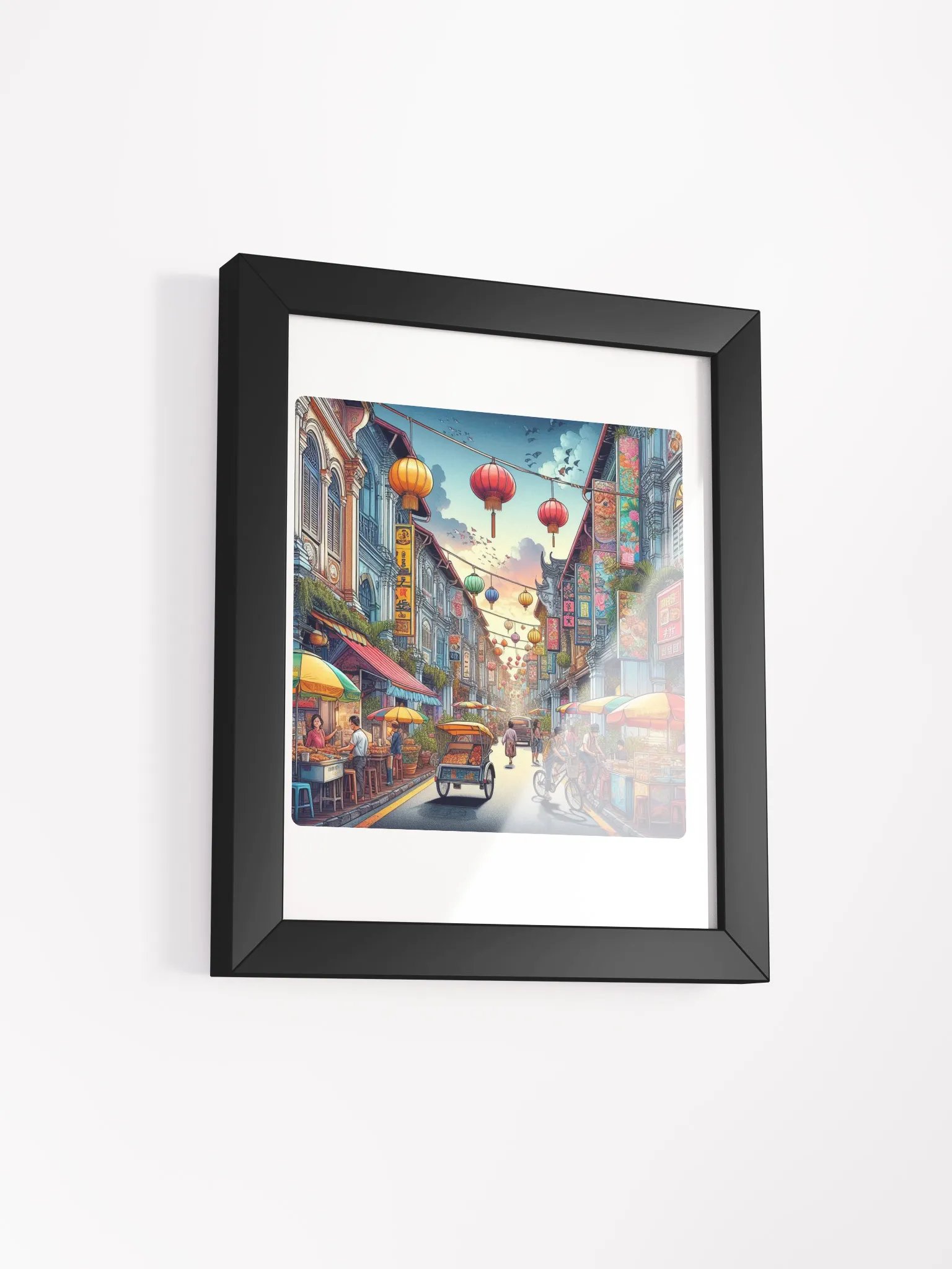East Asian Street Festivity Poster | Ai Work penang city product image (20)