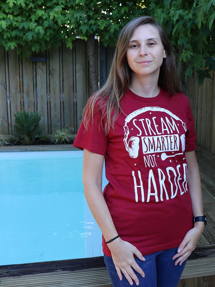 Stream Smarter Not Harder T-Shirt product image (14)
