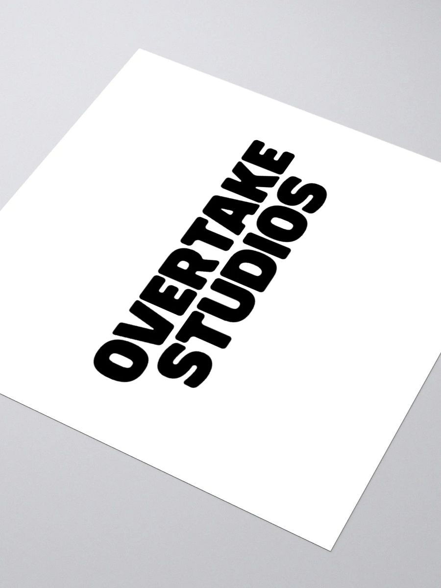 Logo Sticker (White) product image (3)
