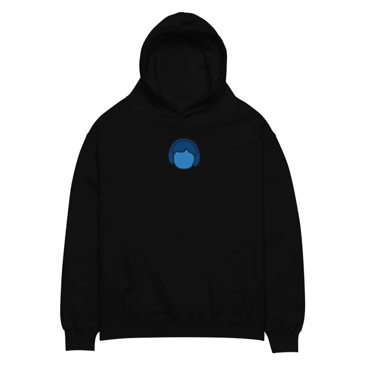 Stitched Logo Hoodie (Black) product image (1)