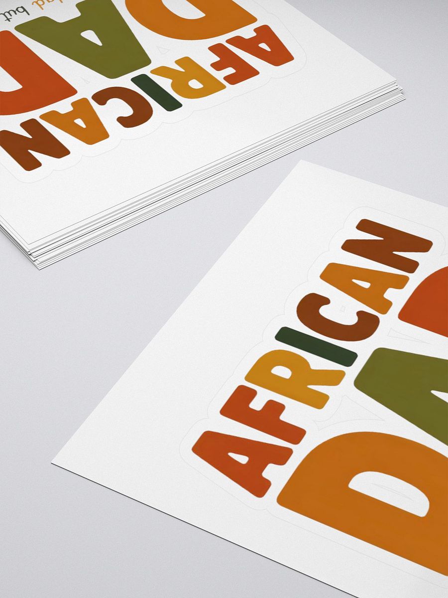 African Dad Father Papa Africa Father's Day Sticker product image (4)