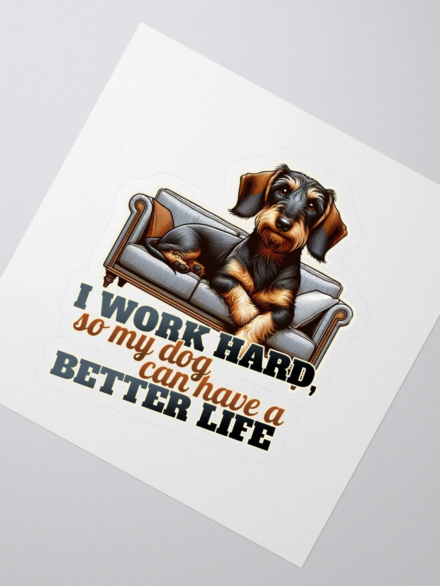 Work Hard - Dachshund product image (2)