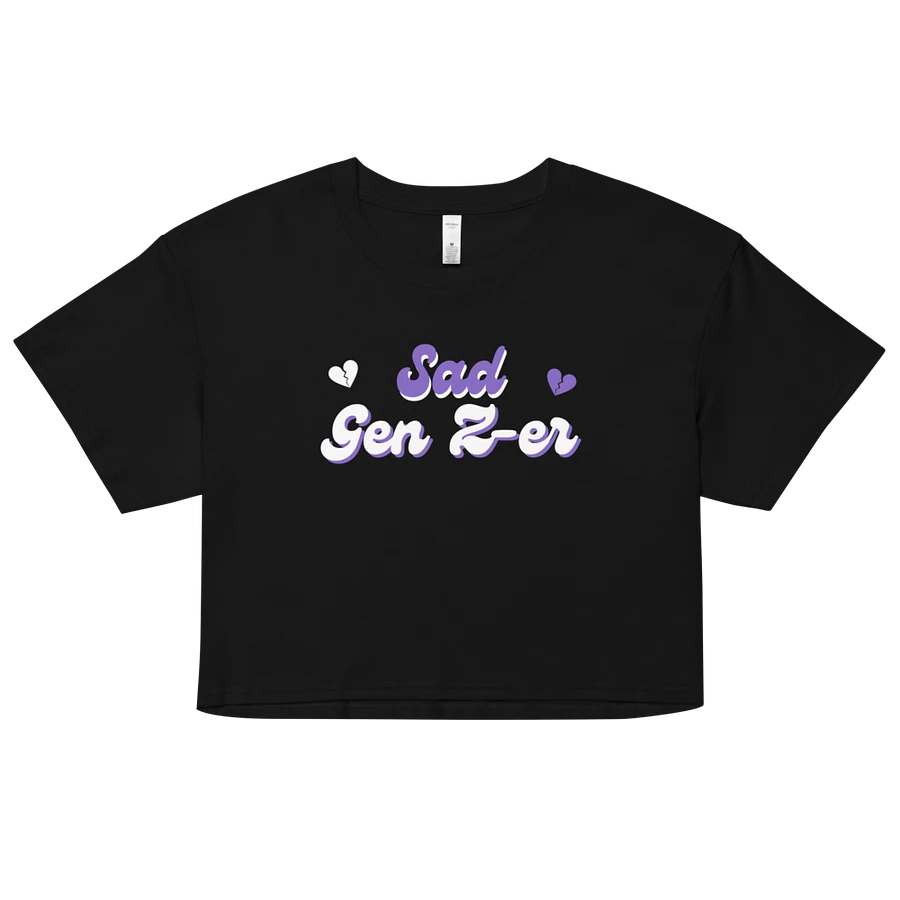 Sad Gen Z-er Crop Top product image (1)