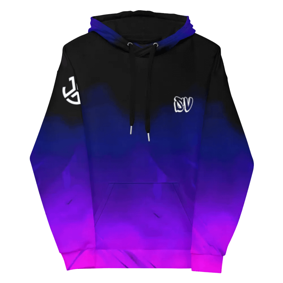 STRAIGHT VIBIN TROLLDAMORT TOJI WORM JJK NEON COLOR FADE HOODIE product image (12)