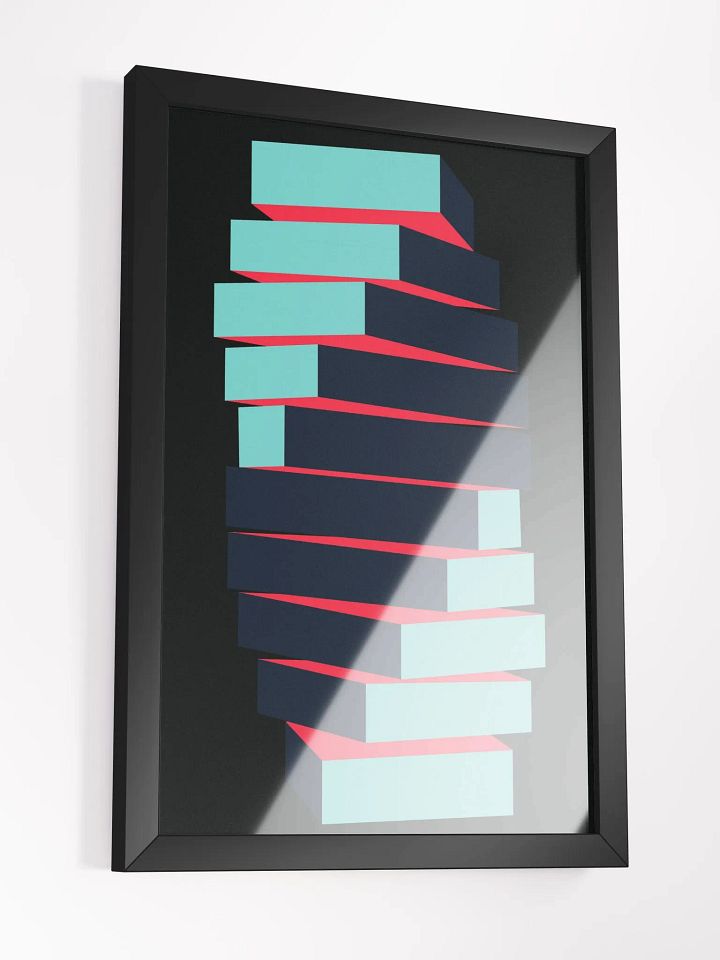 Dynamic Color Stack Framed Poster product image (5)