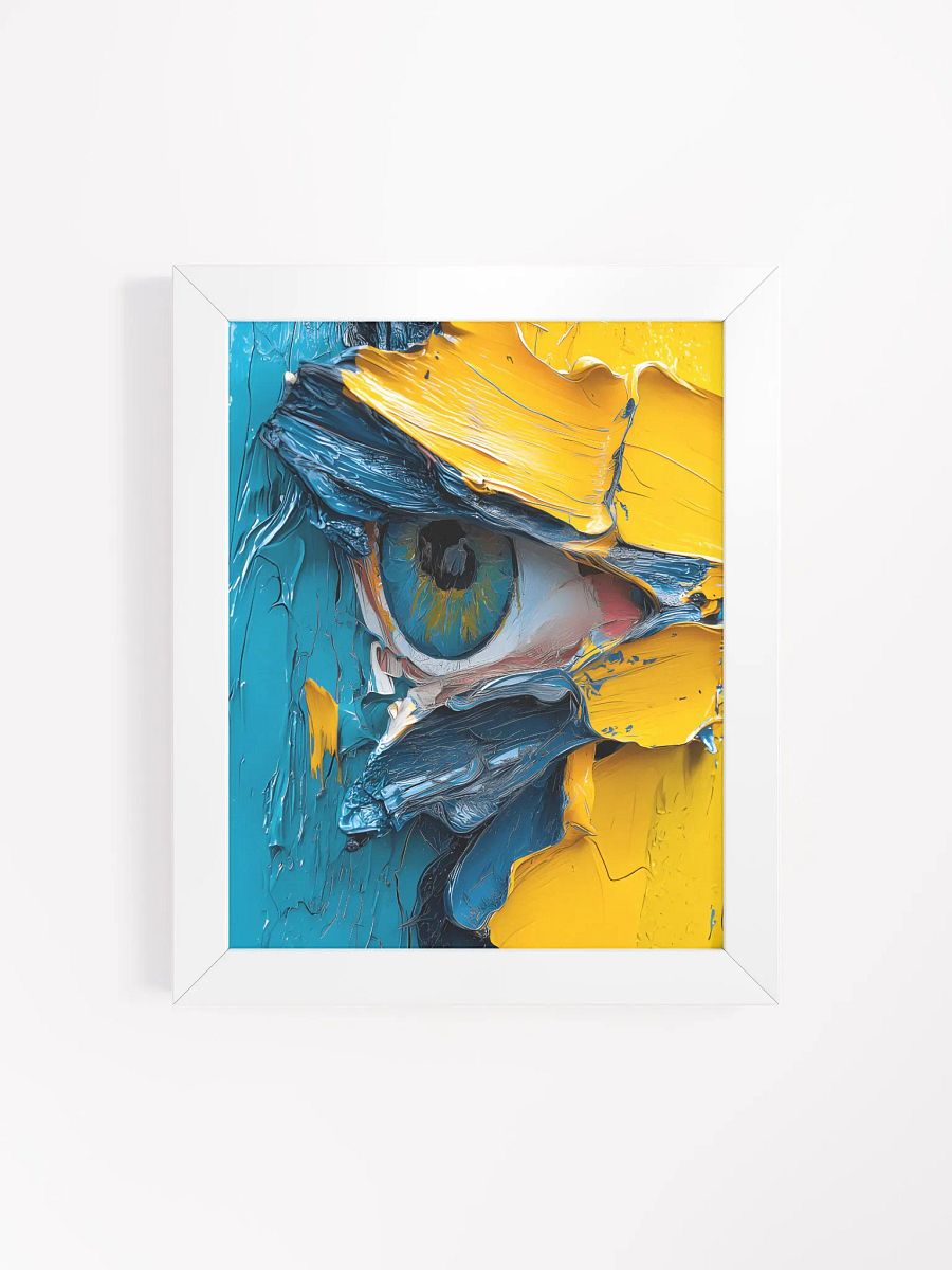 Framed wall art, titled 'The world watches Ukraine' product image (27)