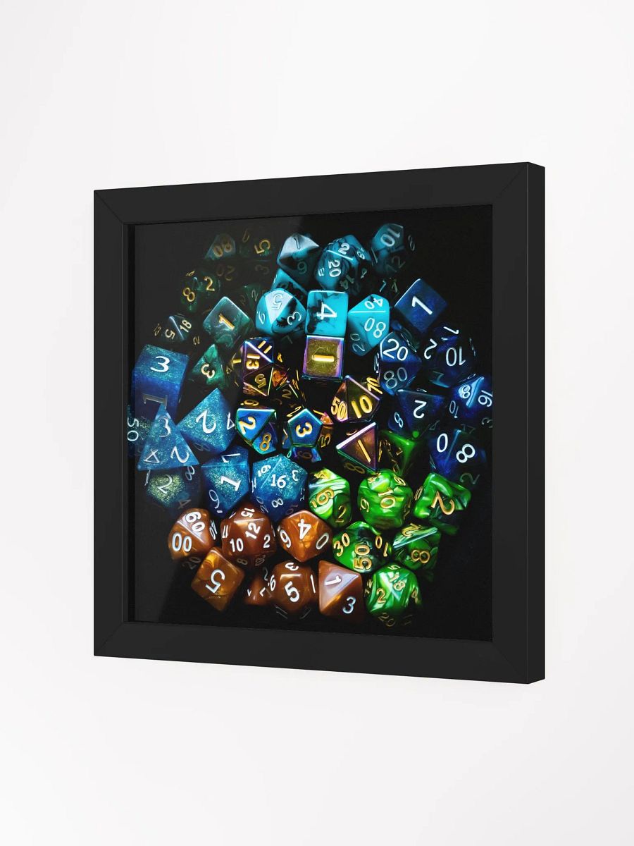 Hexed Dice Framed Print product image (7)