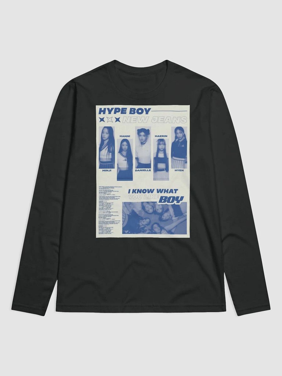 Hype Boy New Jeans Long Sleeve Shirt product image (1)