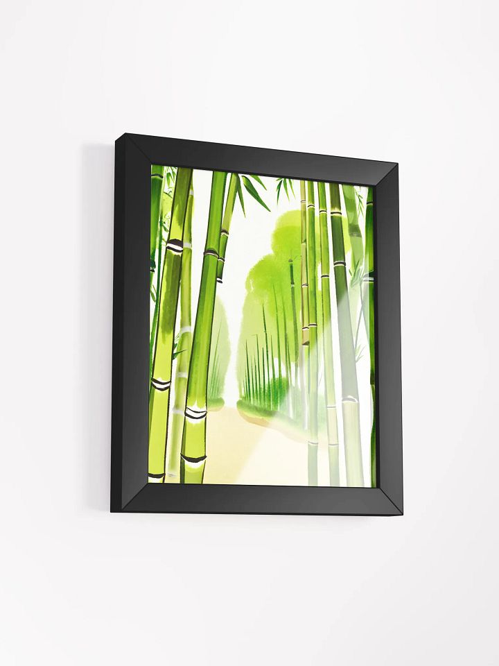 Tranquil Bamboo Haven Matte Poster product image (11)