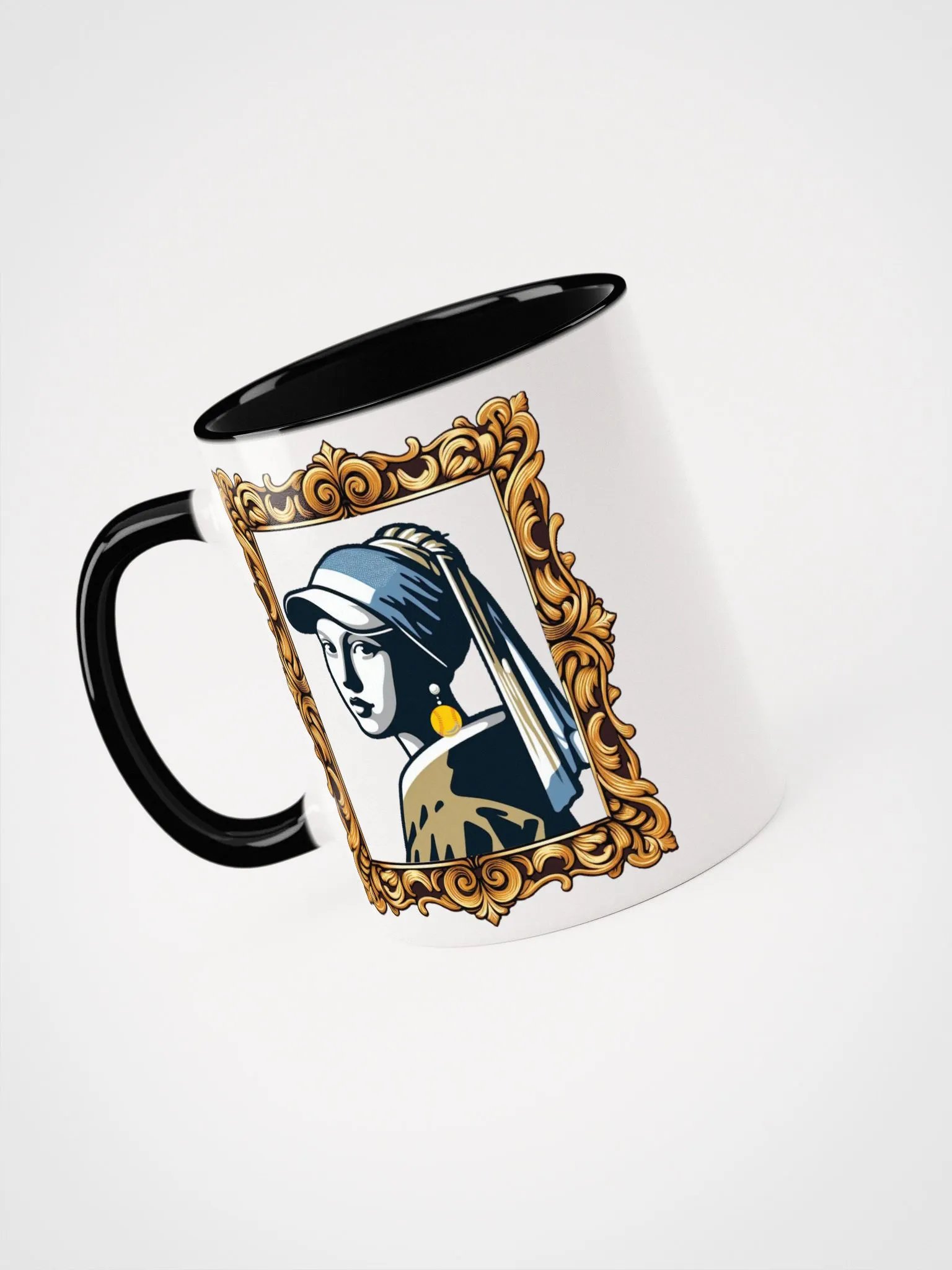 Softball Girl With A Pearl Earring Mug product image (14)