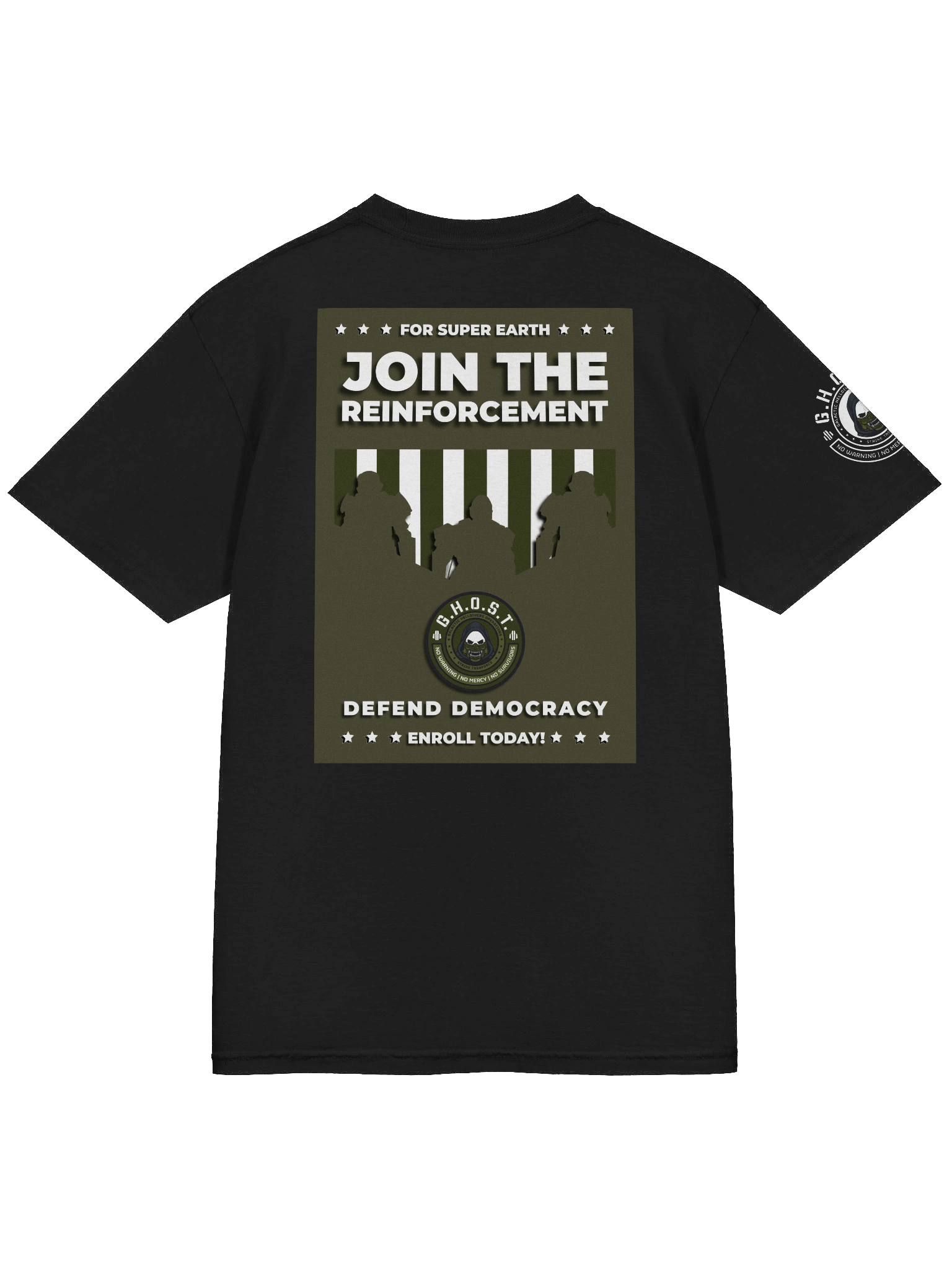 GHOST Recruitment Poster T-Shirt 2 product image (4)