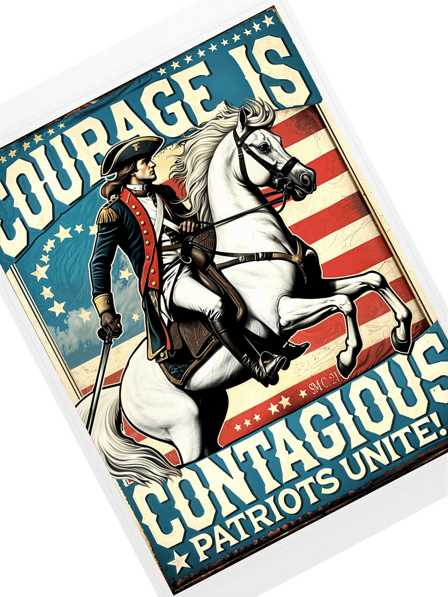 Courageous Patriots Sticker Sheet product image (1)