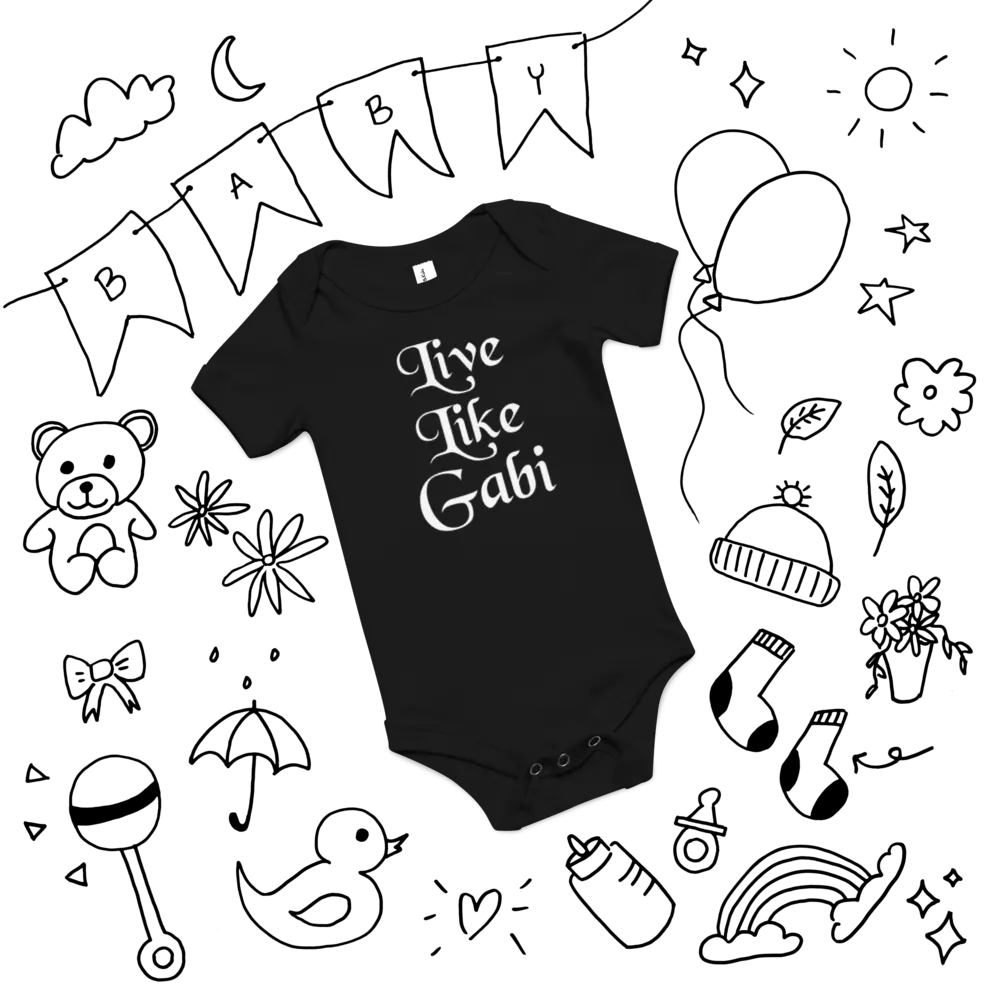 Live Like Gabi Baby Onesie product image (12)