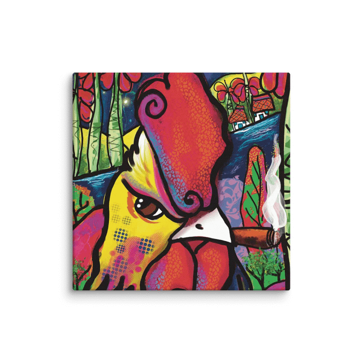 Rooster's Cigar Dreams Canvas product image (1)
