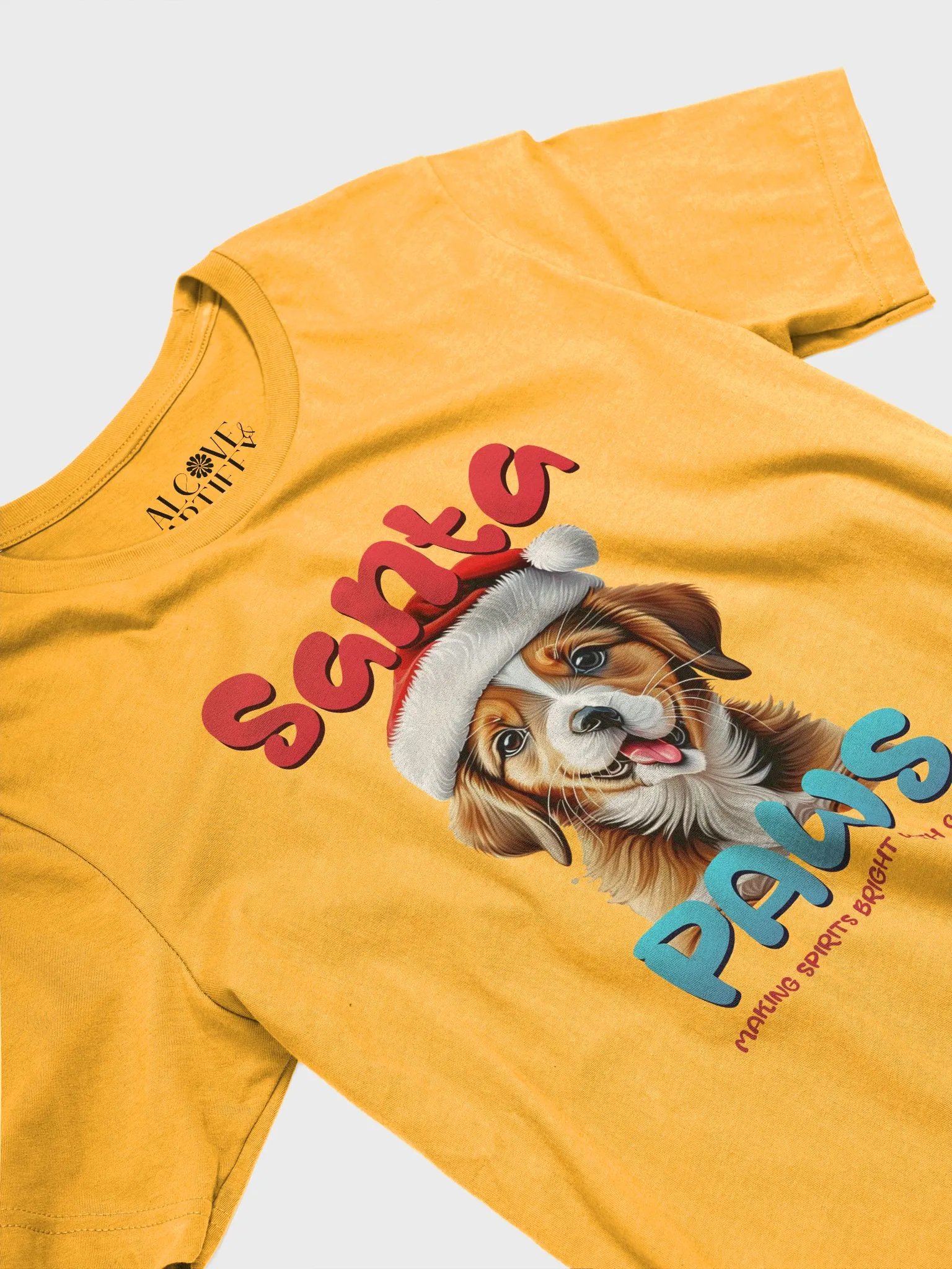 Funny T-Shirt Design- Santa Paws product image (31)