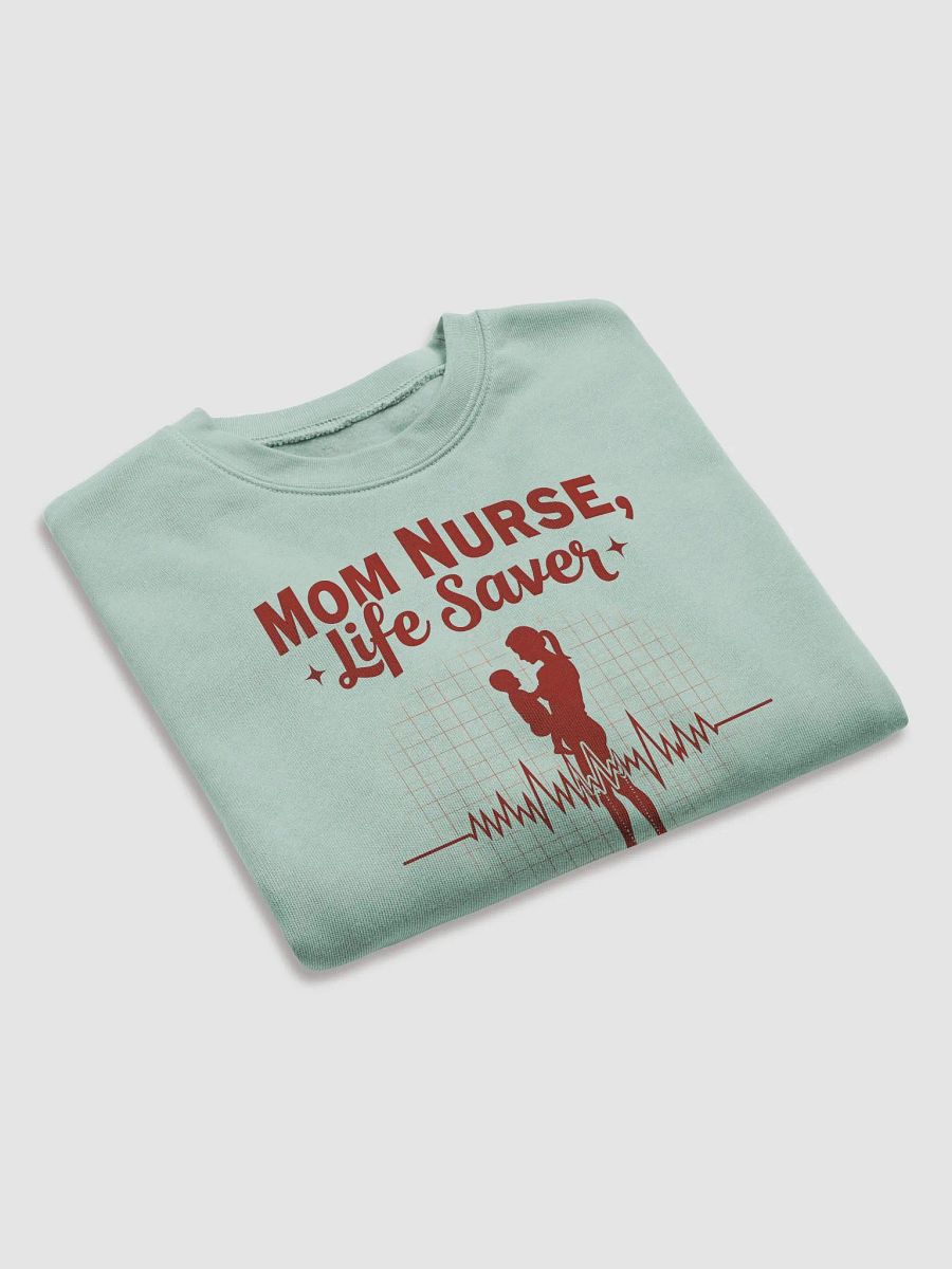 Life Saver Mom Nurse Crop Sweatshirt product image (19)