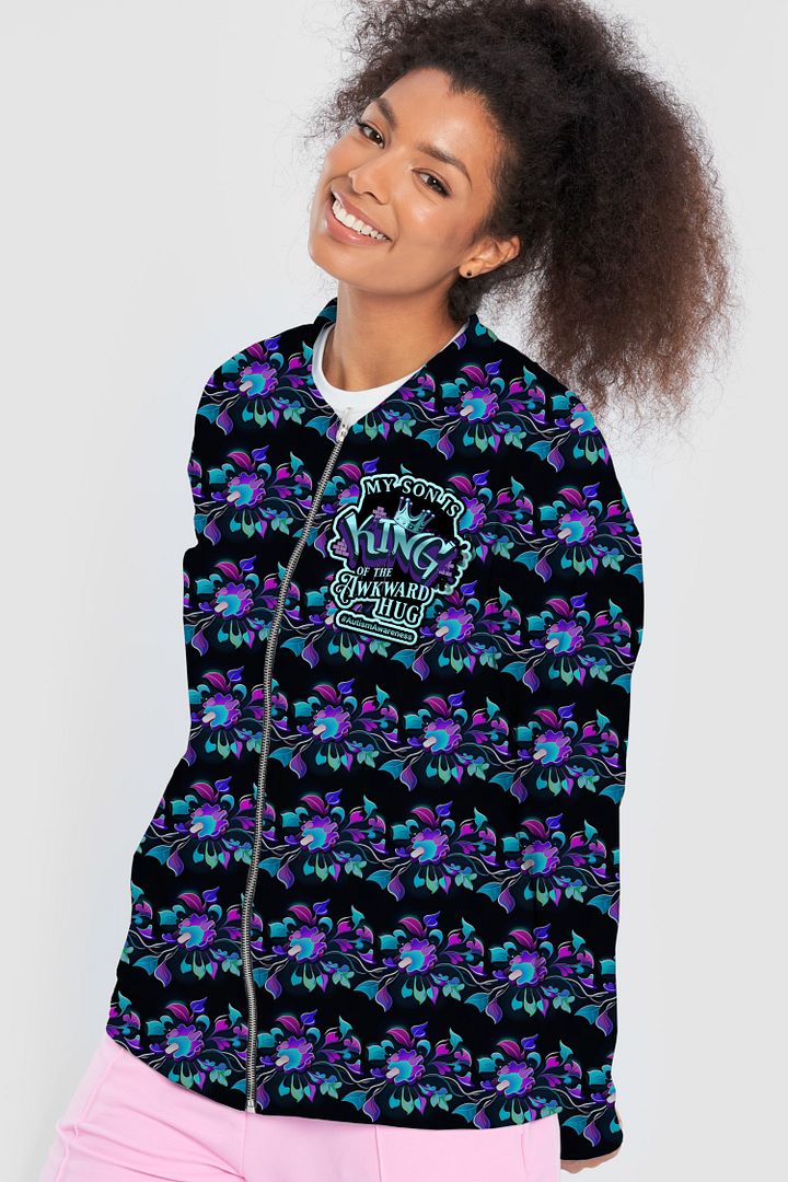 King of the Awkward Hug #Autism Awareness All Over Print Jacket product image (1)