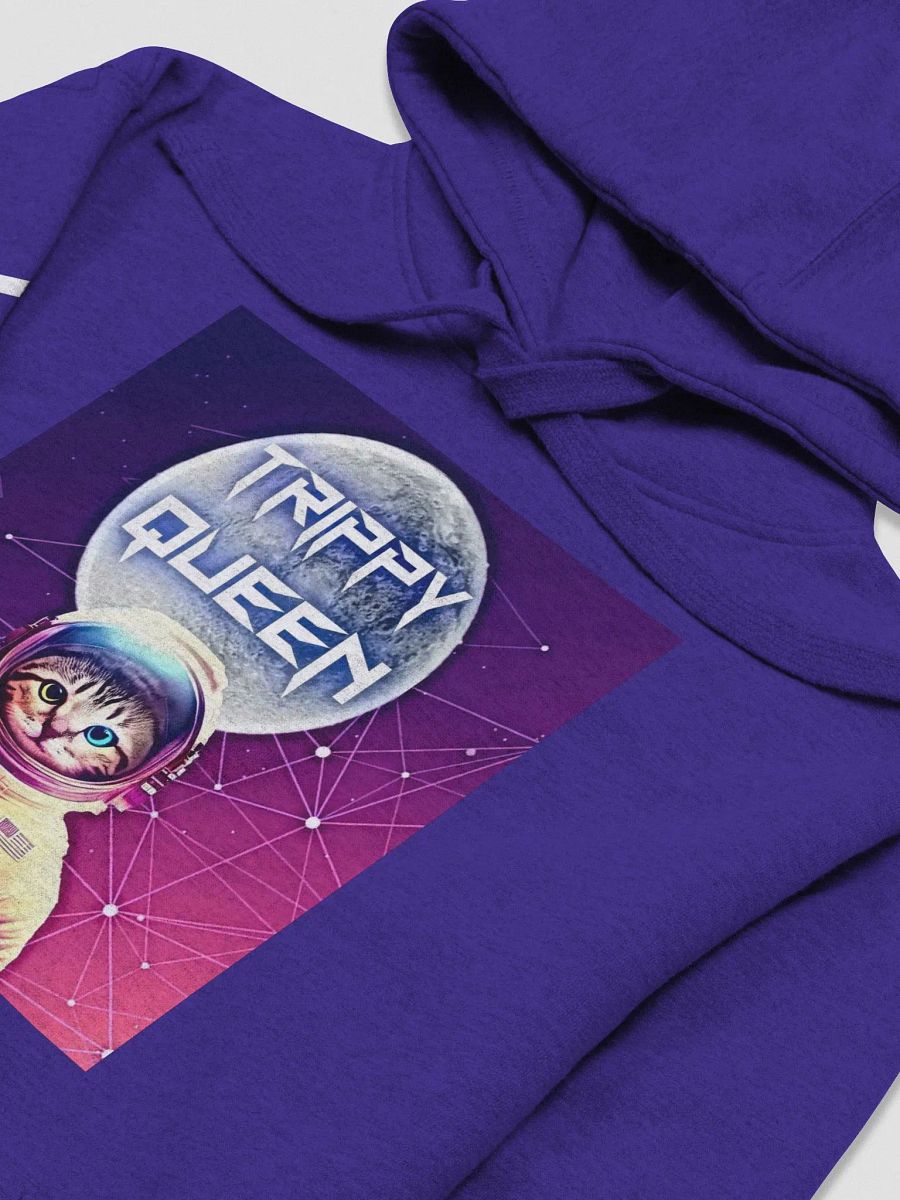 Astro- Cat Hoodie (Front Only) with White Sleeve Detail. product image (3)