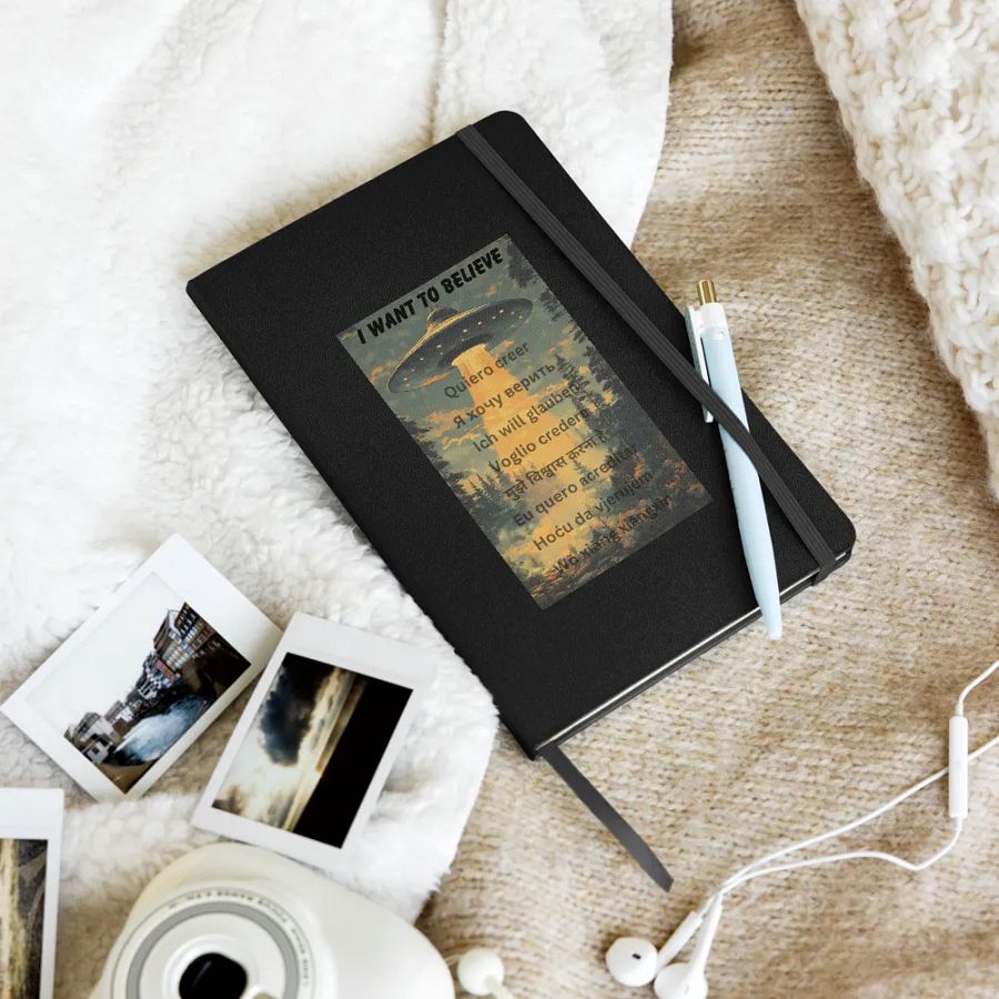 Note Pad I want to believe (multiple languages) product image (10)