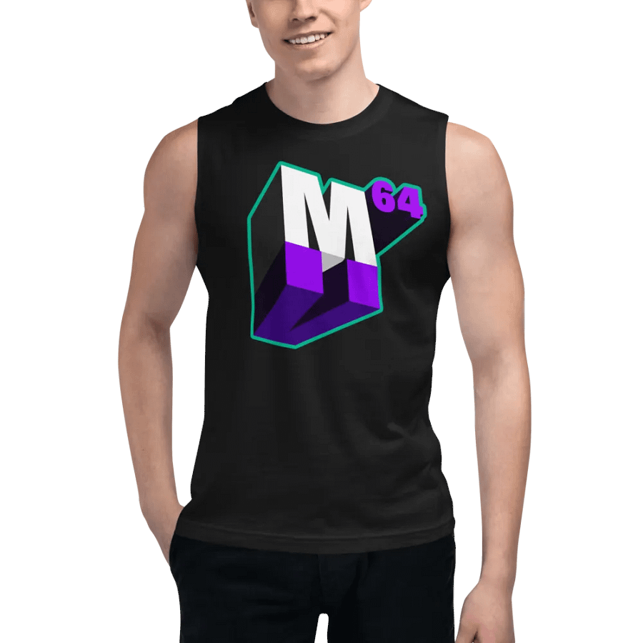 M64 Plays Logo Muscle Tank (Founding Member Edition) product image (5)