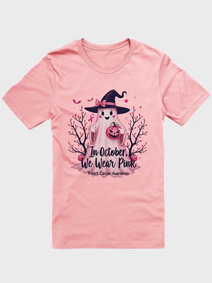 Pink Ghost Breast Cancer Awareness T-Shirt product image (1)