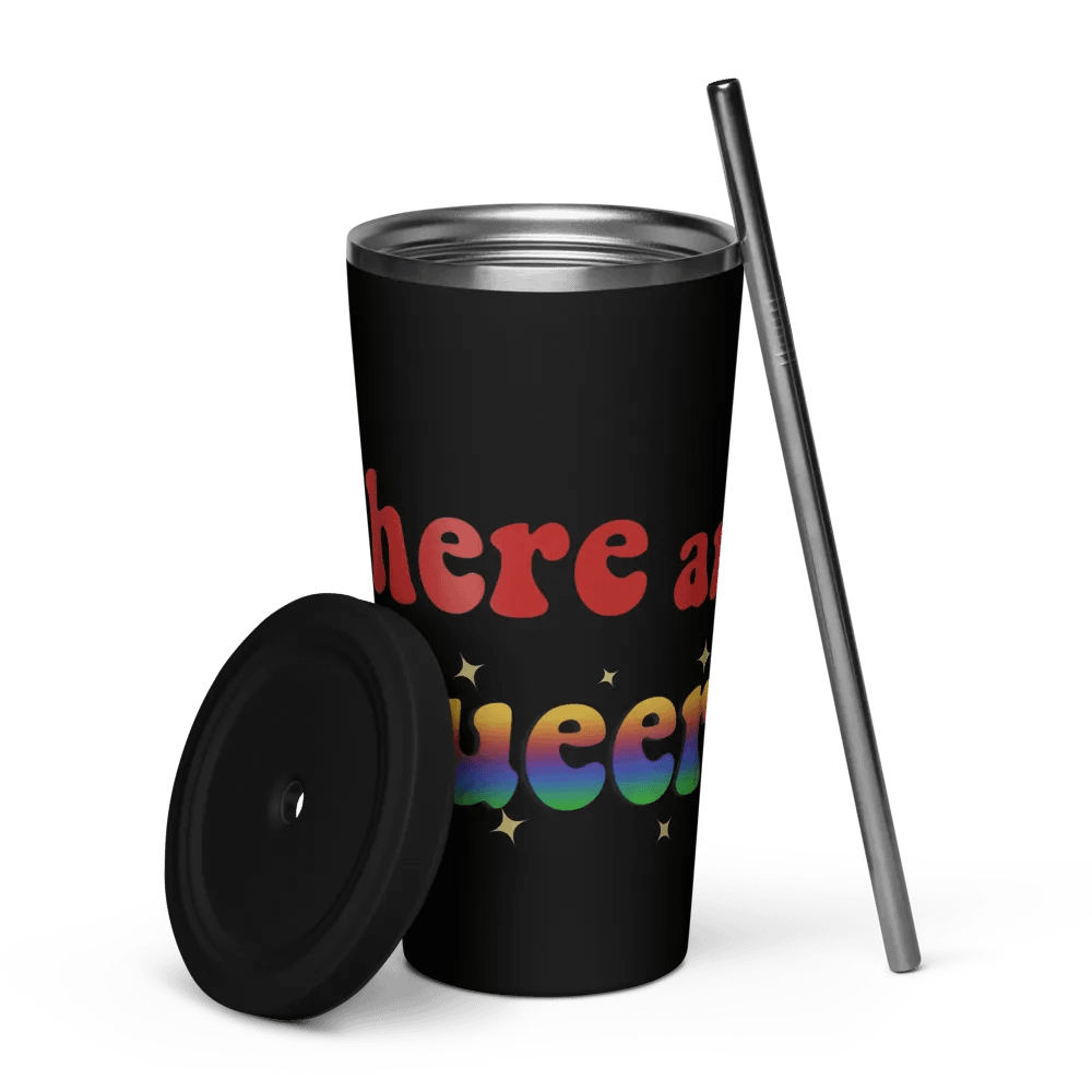 I'm here and Queer Insulated Cup product image (8)