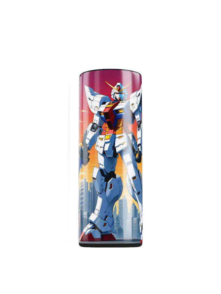 Anime Mecha Warrior 20 oz Skinny Stainless Steel Tumbler product image (1)