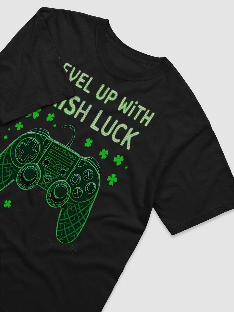 Level Up with Irish Luck | St. Patrick’s Day Gaming T-Shirt for Gamers product image (11)