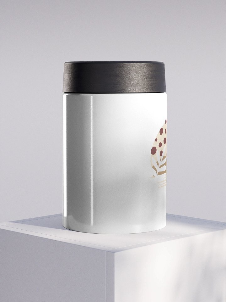 Tropical Leaf Stainless Steel Koozie product image (1)