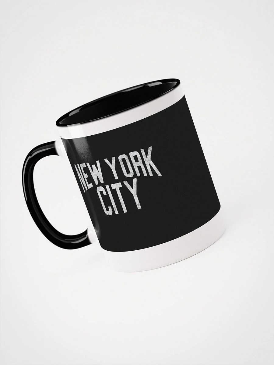 New York City Coffee Mug (White text on black) product image (3)