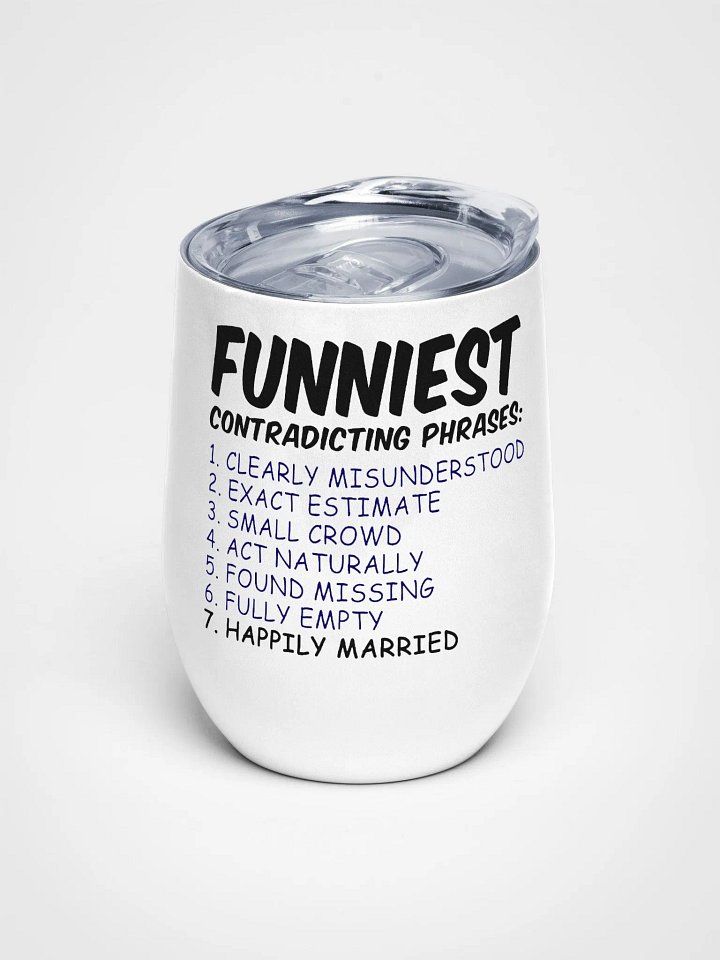 Contradictory Elegance Wine Tumbler product image (1)