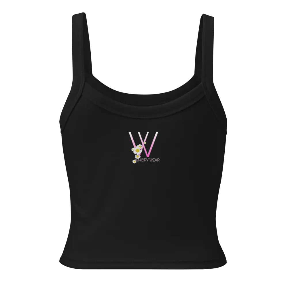 Butterfly Bliss Ribbed Tank - ONLY In Black product image (4)