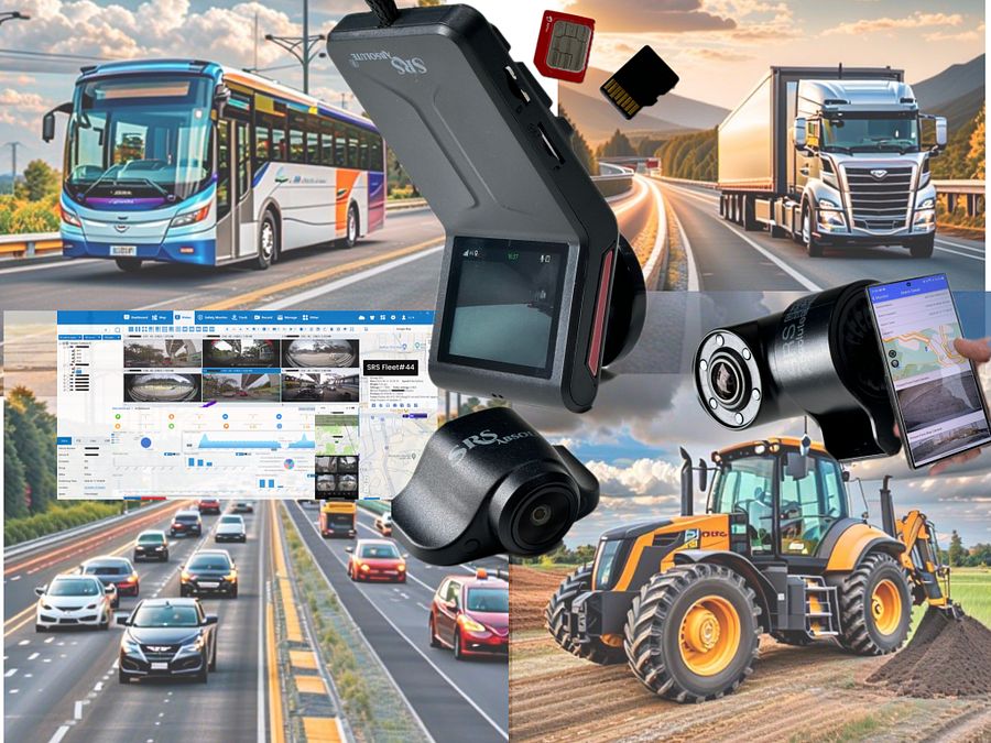 SRS 3CH 4G IR Intercom DashCam Full Set with WiFi Hotspot, 24×7 GPS Live tracking, Remote Park/Video Monitoring Car DVR with Panic/SOS button(3 Channel S3CH4GIRC with Expandable microSD) product image (7)