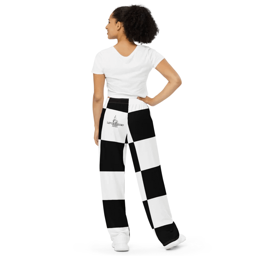 Checkered XXX Wide leg pants product image (5)
