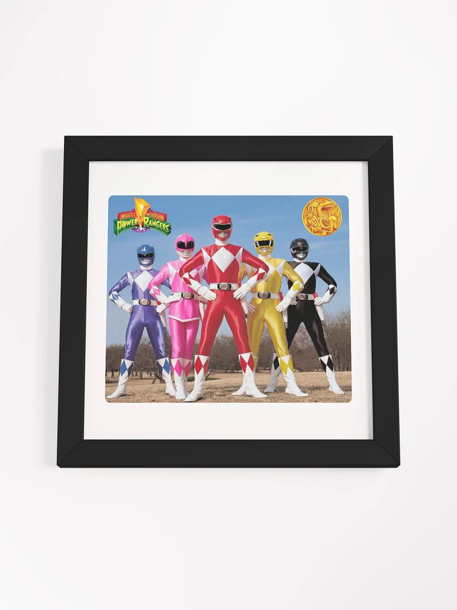 Colorful Power Rangers Squad Framed Poster product image (28)