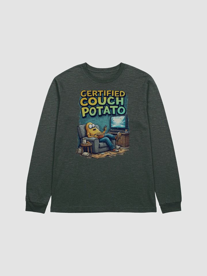 Certified Couch Potato Long Sleeve Tee product image (1)