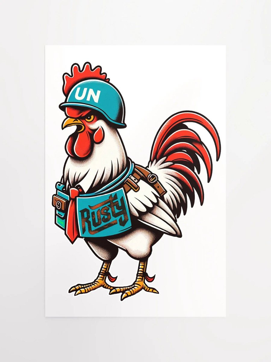 Rusty Rooster Matte Paper Poster (Cigar-Free Edition) product image (12)