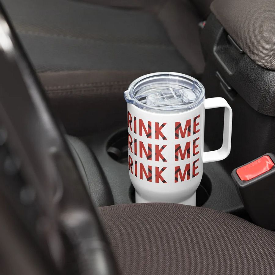 Warning Grid Travel Mug product image (7)
