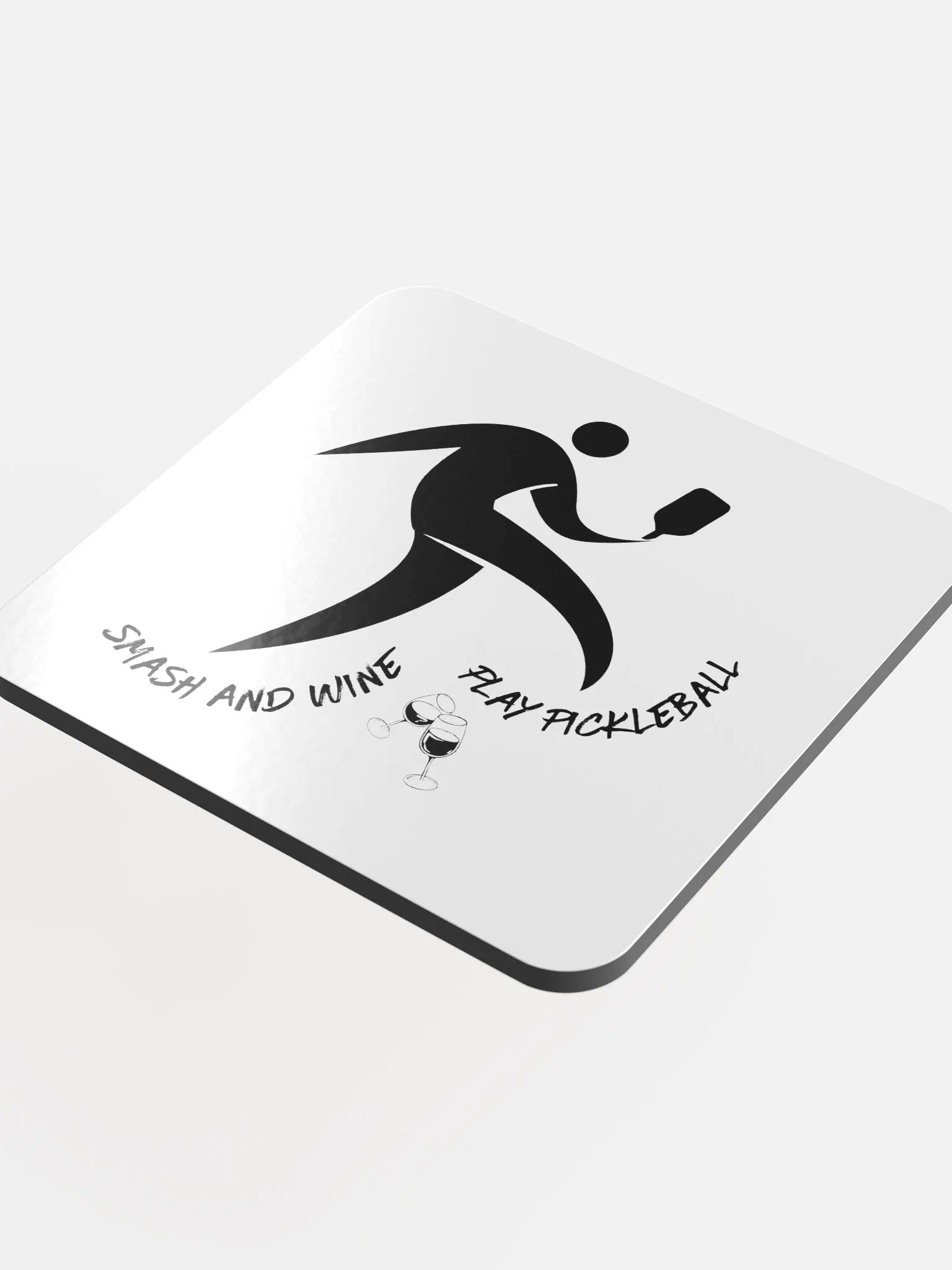 Smash and Wine Allcolor Glossed Cork Coaster product image (4)
