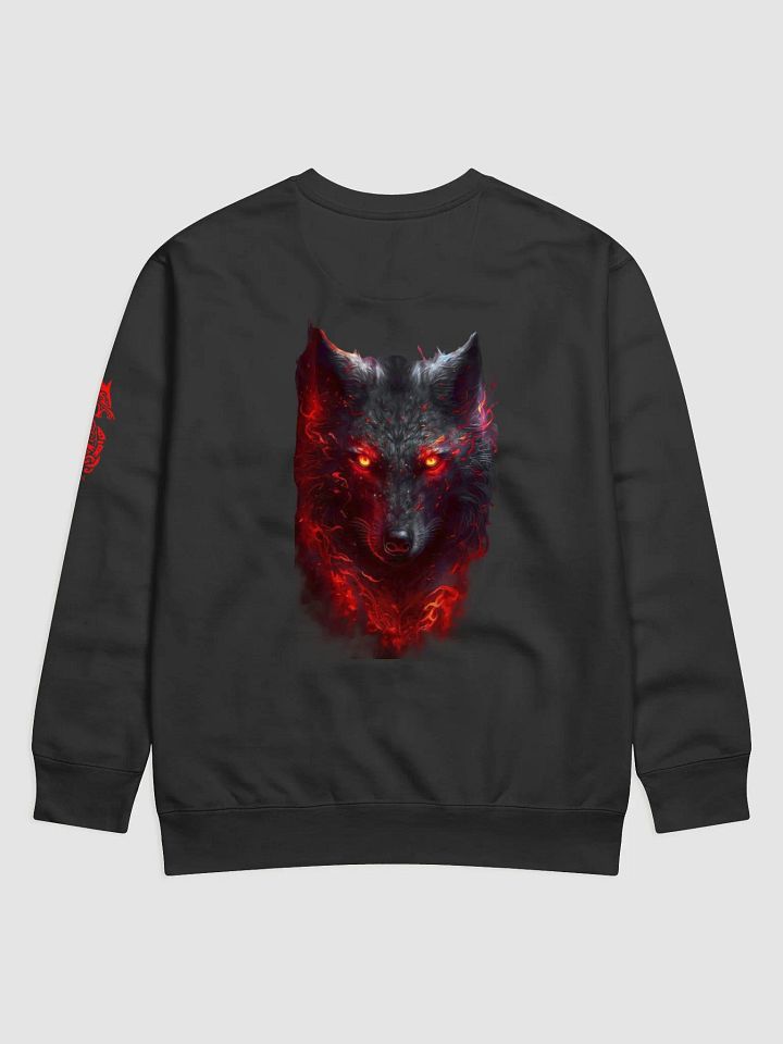 Fierce Fire Wolf Premium Sweatshirt product image (2)