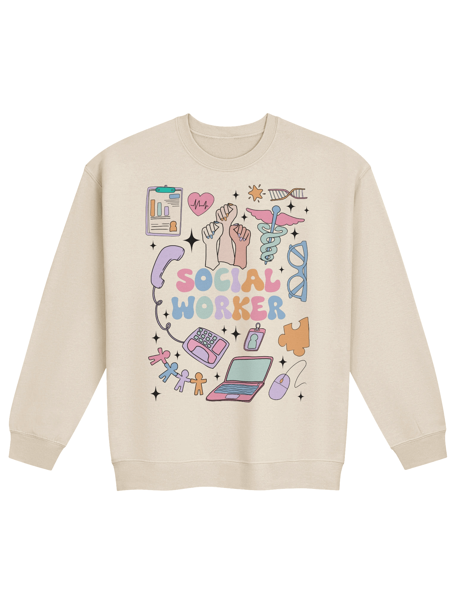 'Can't Talk, Doing Social Worker Stuff' Sweatshirt product image (29)