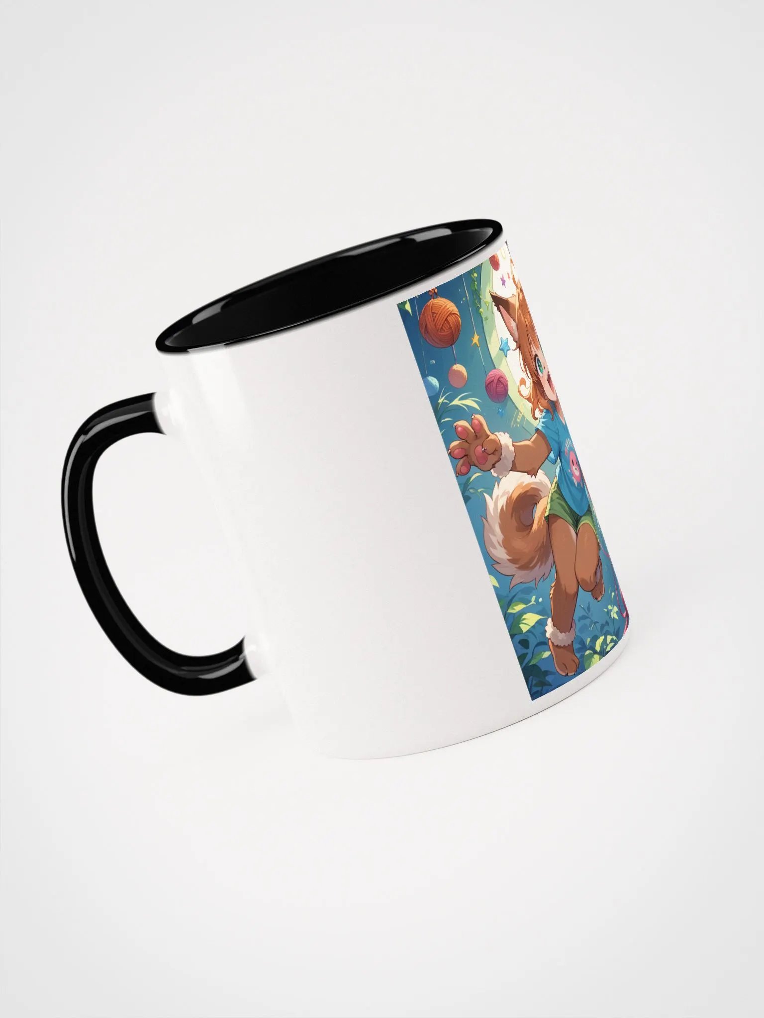 Animated Cat Girl Ceramic Mug product image (30)