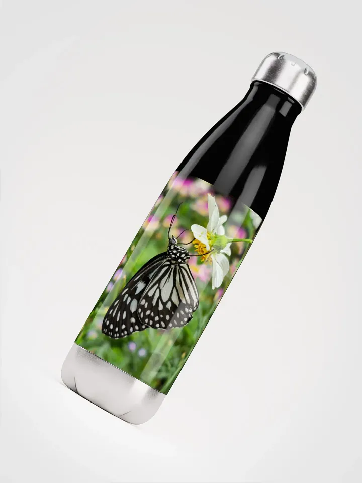 Tropical Paper Kite Butterfly Steel Water Bottle #2 product image (1)