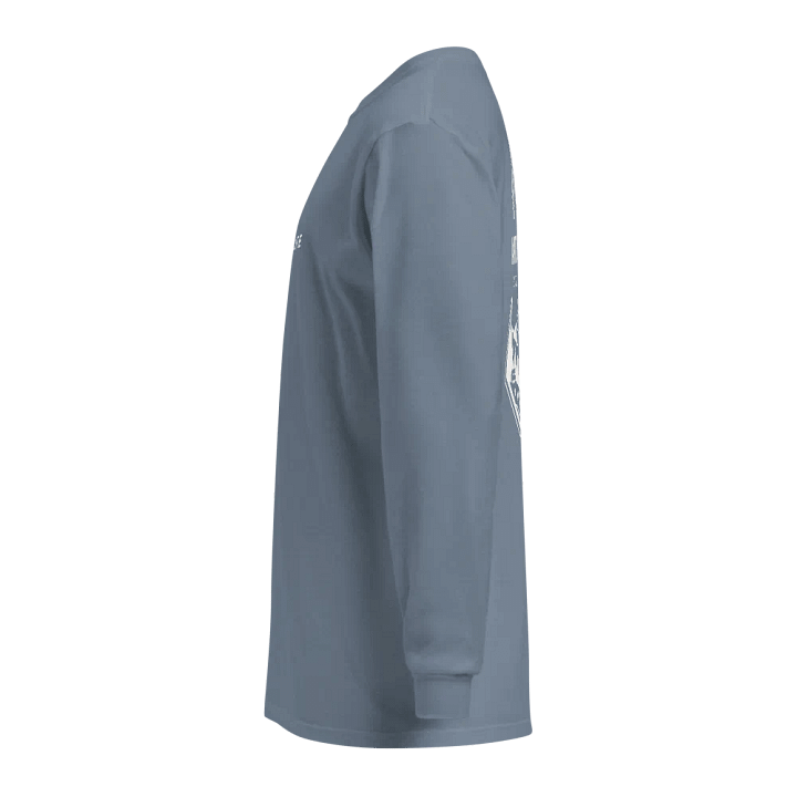 "WRVL Badge" Relaxed Long Sleeve Tee (Front & Back Design) product image (6)