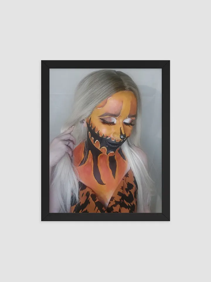 Jack'o'Lantern Pumpkin - Framed High-Quality Matte Poster product image (1)