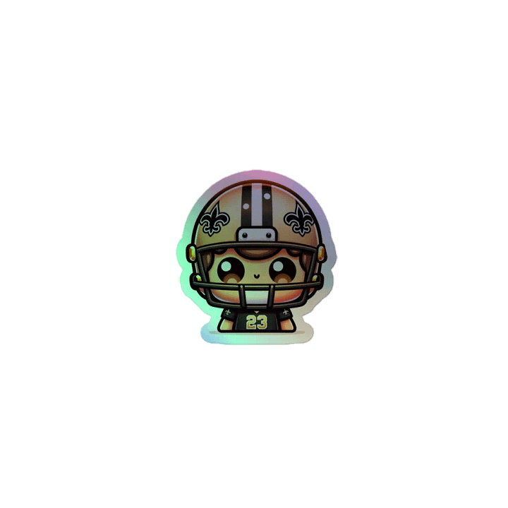 KAWAII New Orleans Saints Player Holographic Sticker product image (1)
