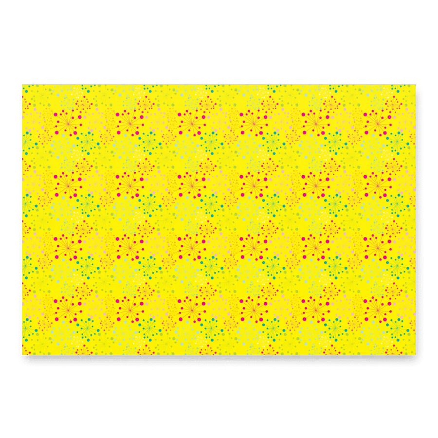 Pink and Yellow Abstract | Wrapping Paper Set product image (2)